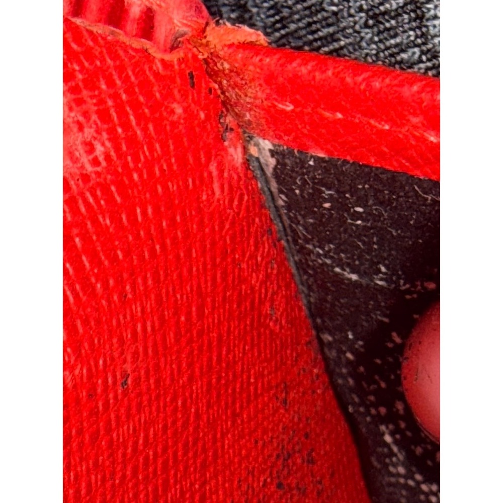 Louis Vuitton Portefeuille Elise Red Epi Leather Wallet Snap Coin Pocket - Picture 9 of 13